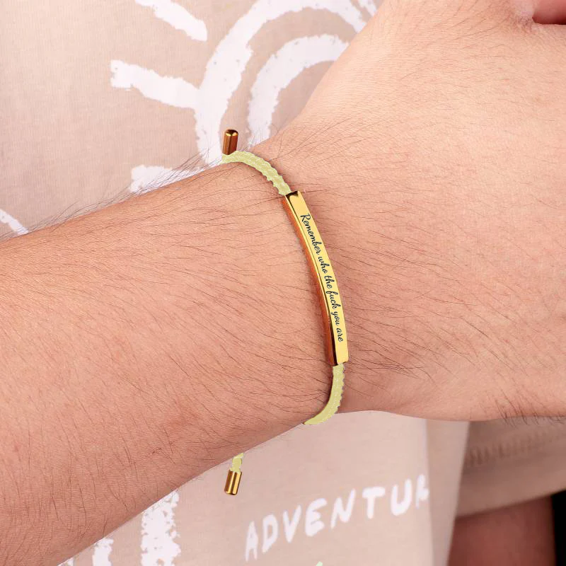 Remember Who the F♥ck You Are Inspire Bracelet - Image 17