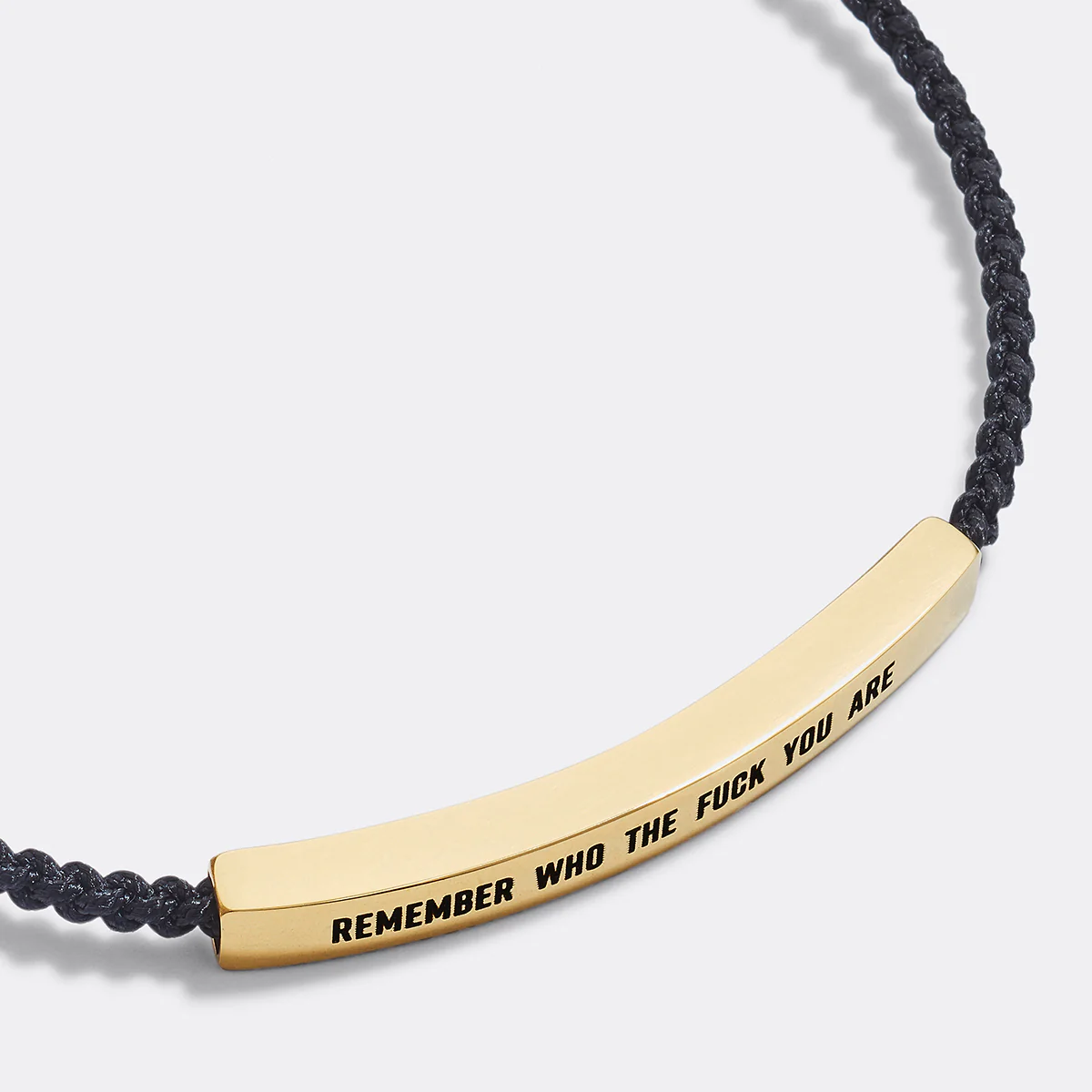 Bold Remember Who the F♥ck You Are Inspire Bracelet - Image 21
