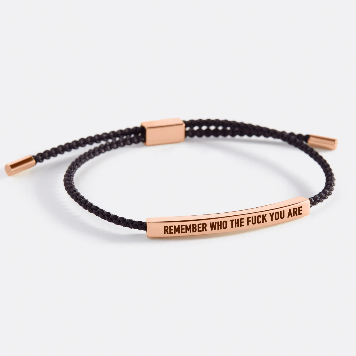 Bold Remember Who the F♥ck You Are Inspire Bracelet - Image 25