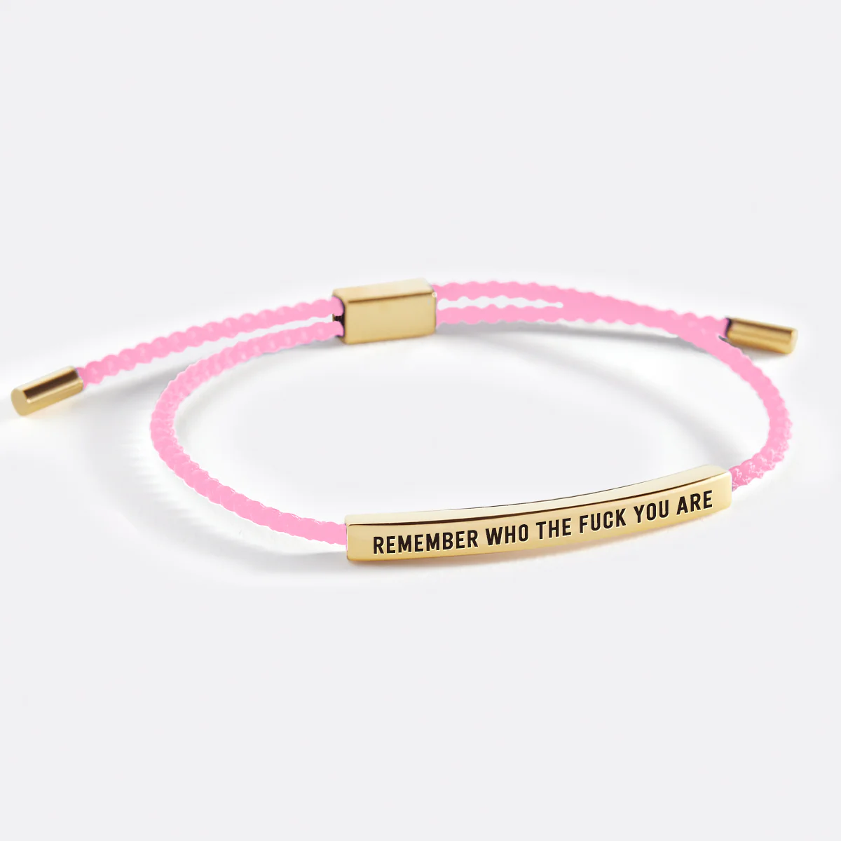 Bold Remember Who the F♥ck You Are Inspire Bracelet - Image 30