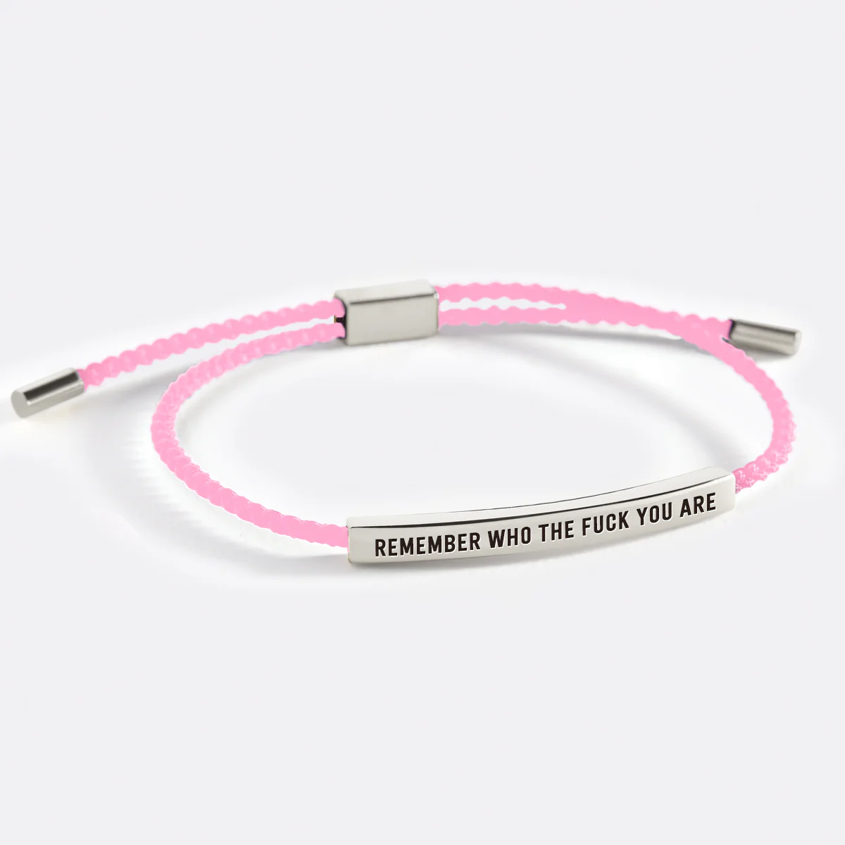 Bold Remember Who the F♥ck You Are Inspire Bracelet - Image 33