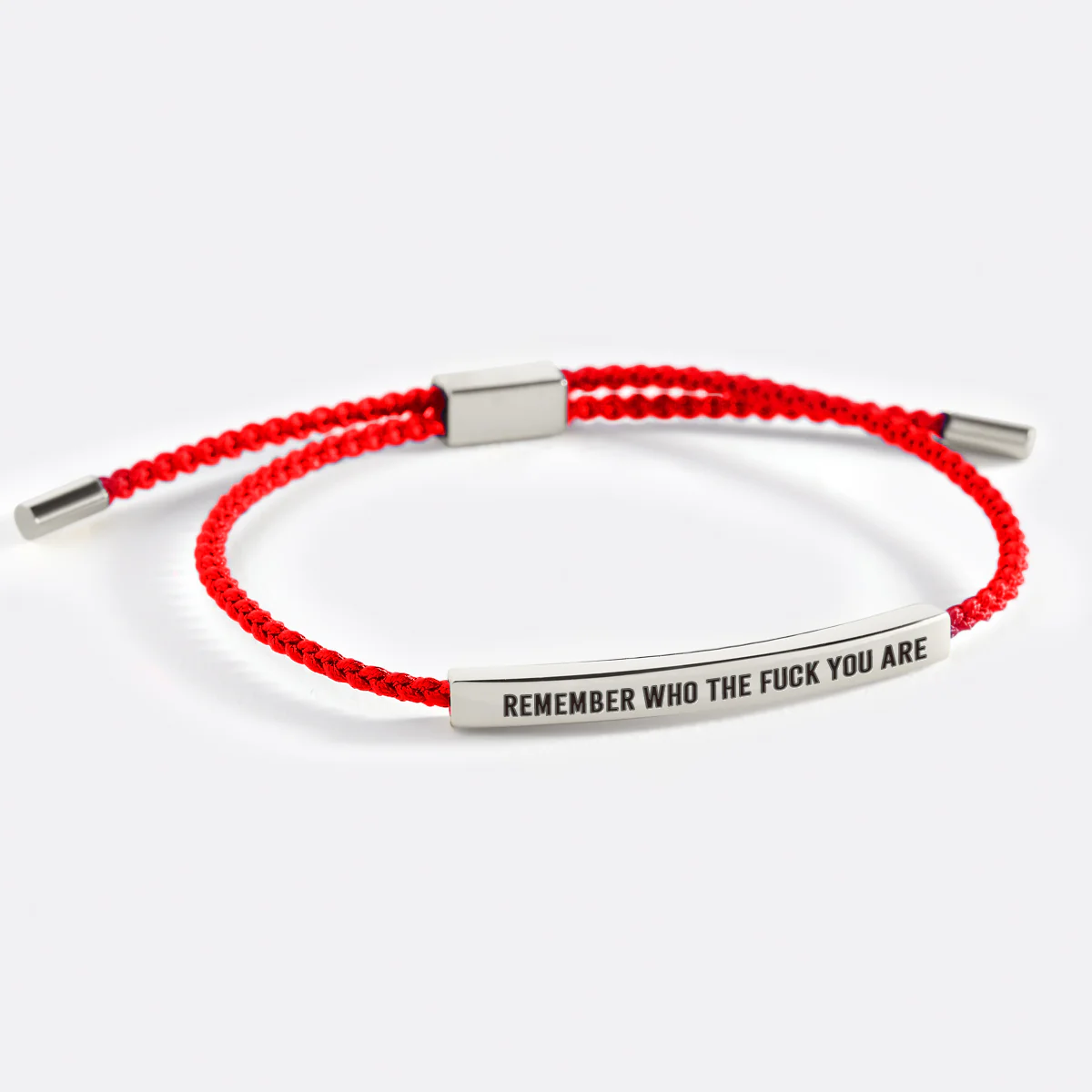 Bold Remember Who the F♥ck You Are Inspire Bracelet - Image 58