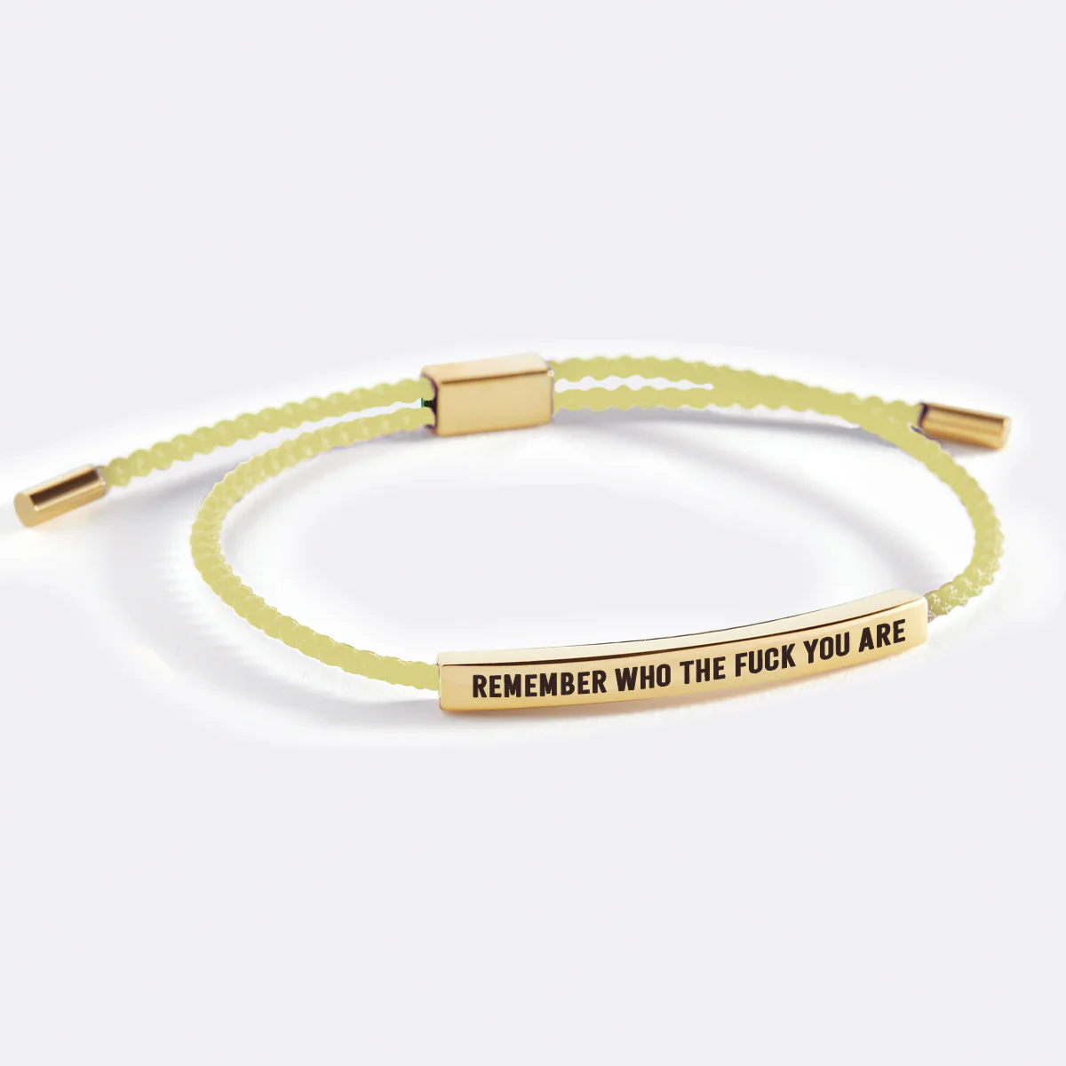 Bold Remember Who the F♥ck You Are Inspire Bracelet - Image 60