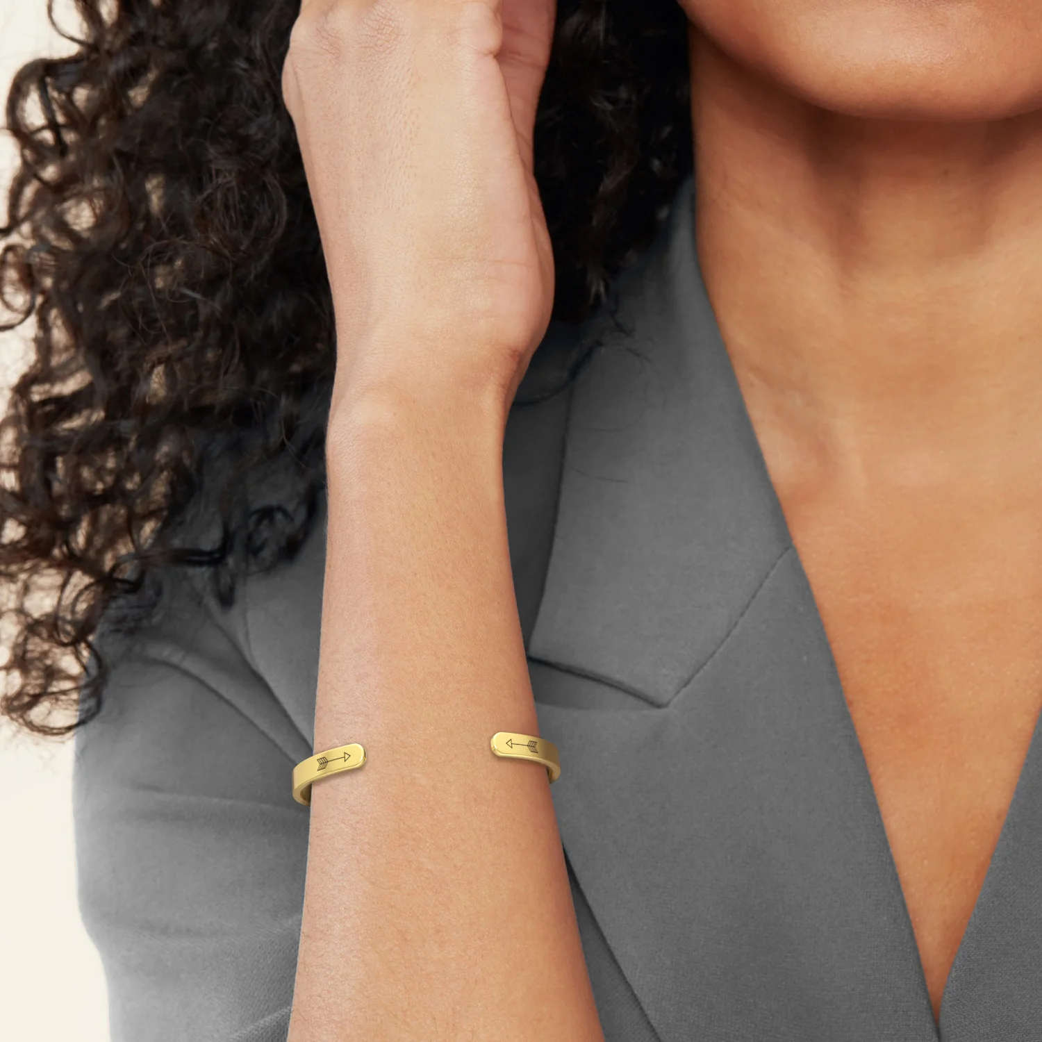 Remember Who You Are and Straighten Your Crown Personalizable Cuff Bracelet - Image 14