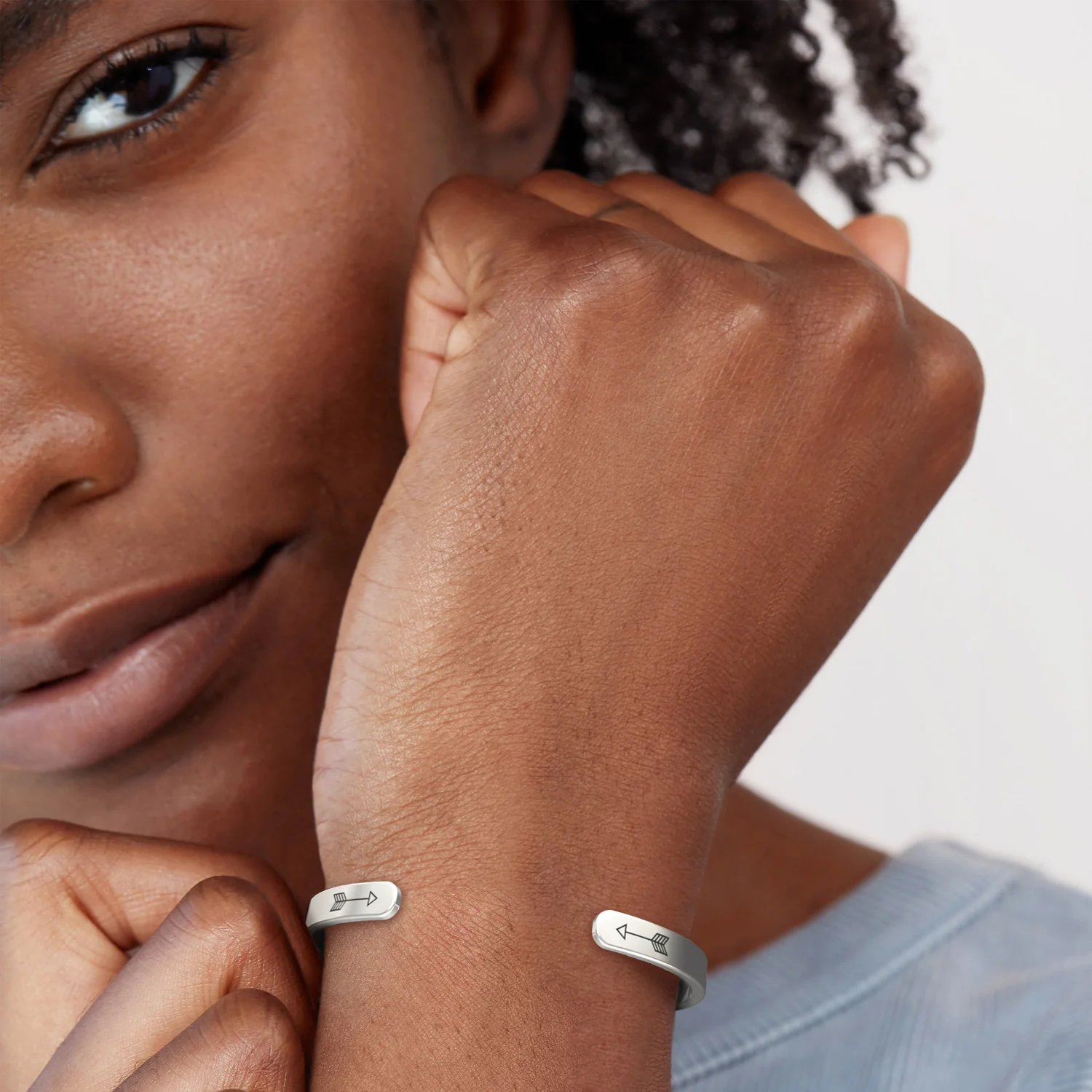 Remember Who You Are and Straighten Your Crown Personalizable Cuff Bracelet - Image 19