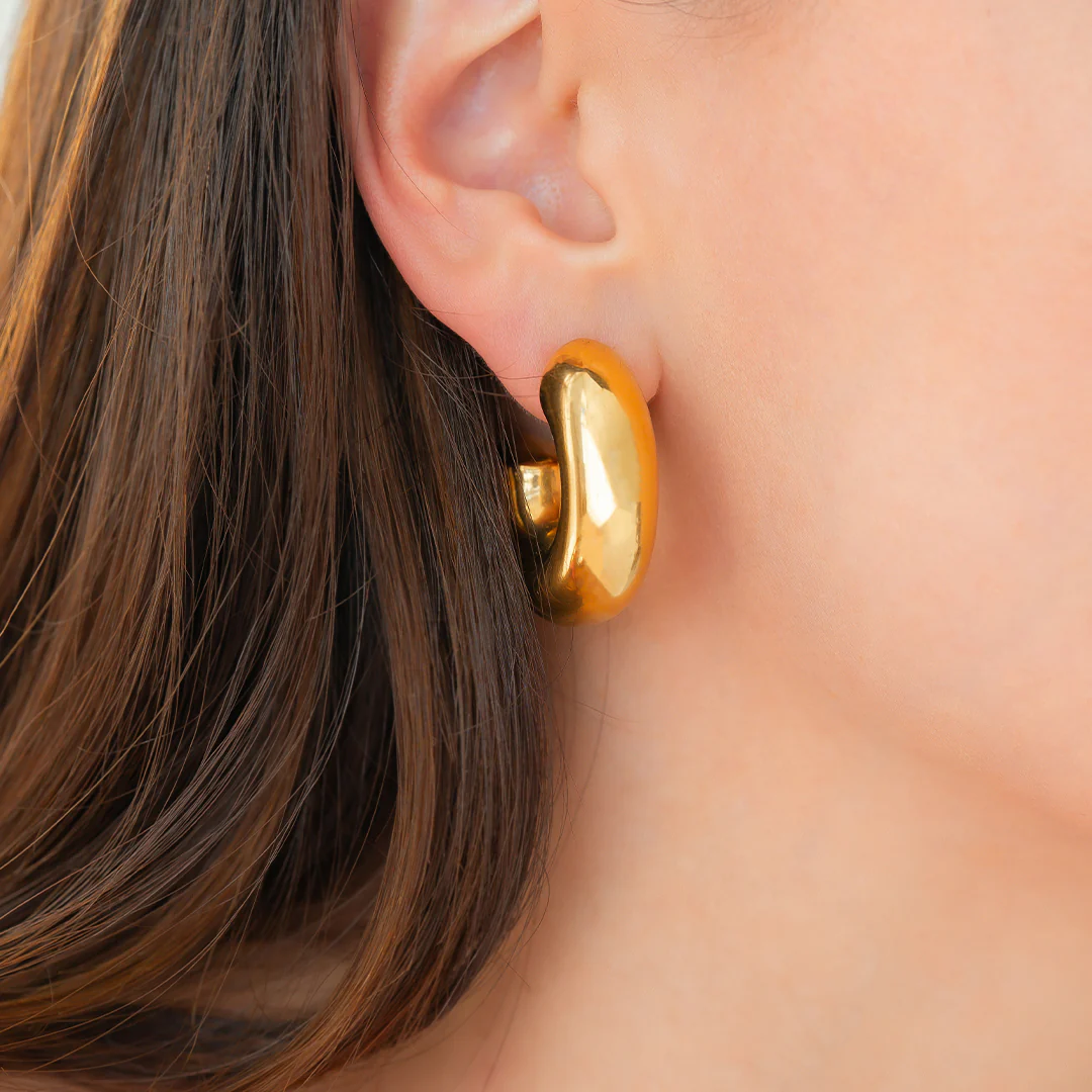 Reversible Hoop Earrings - Image 2
