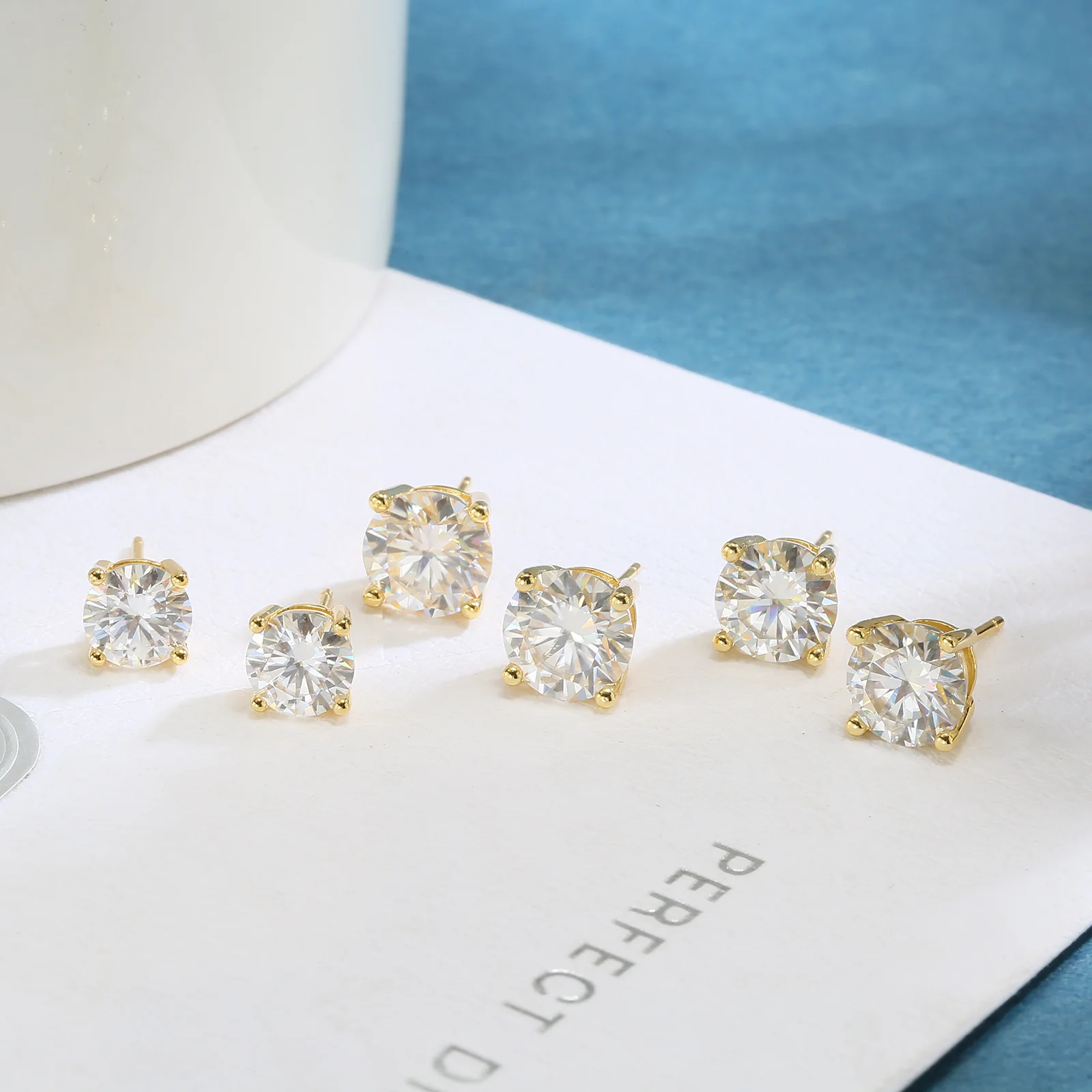 4mm Classic Solitaire Studs - Image 13