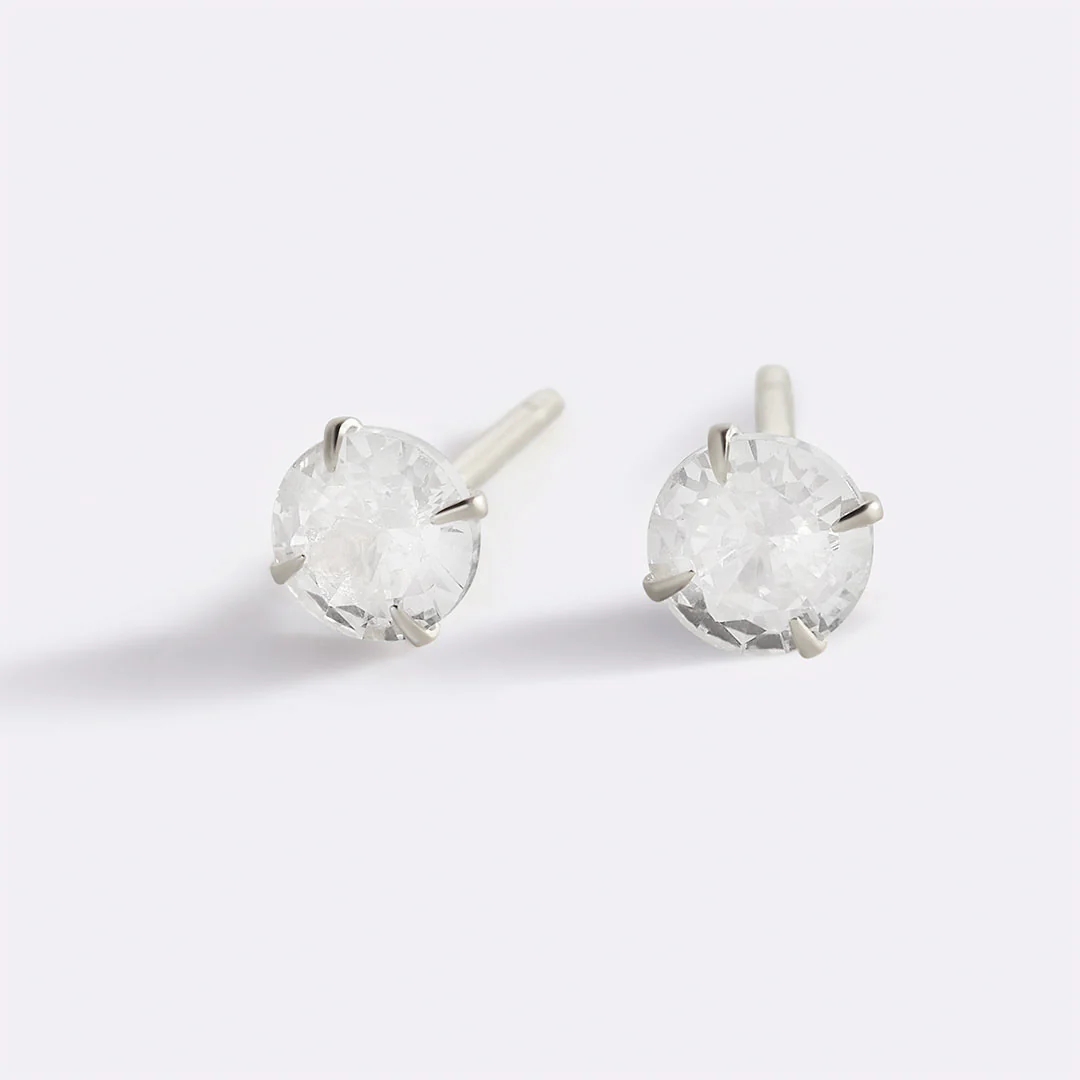 4mm Classic Solitaire Studs - Image 16