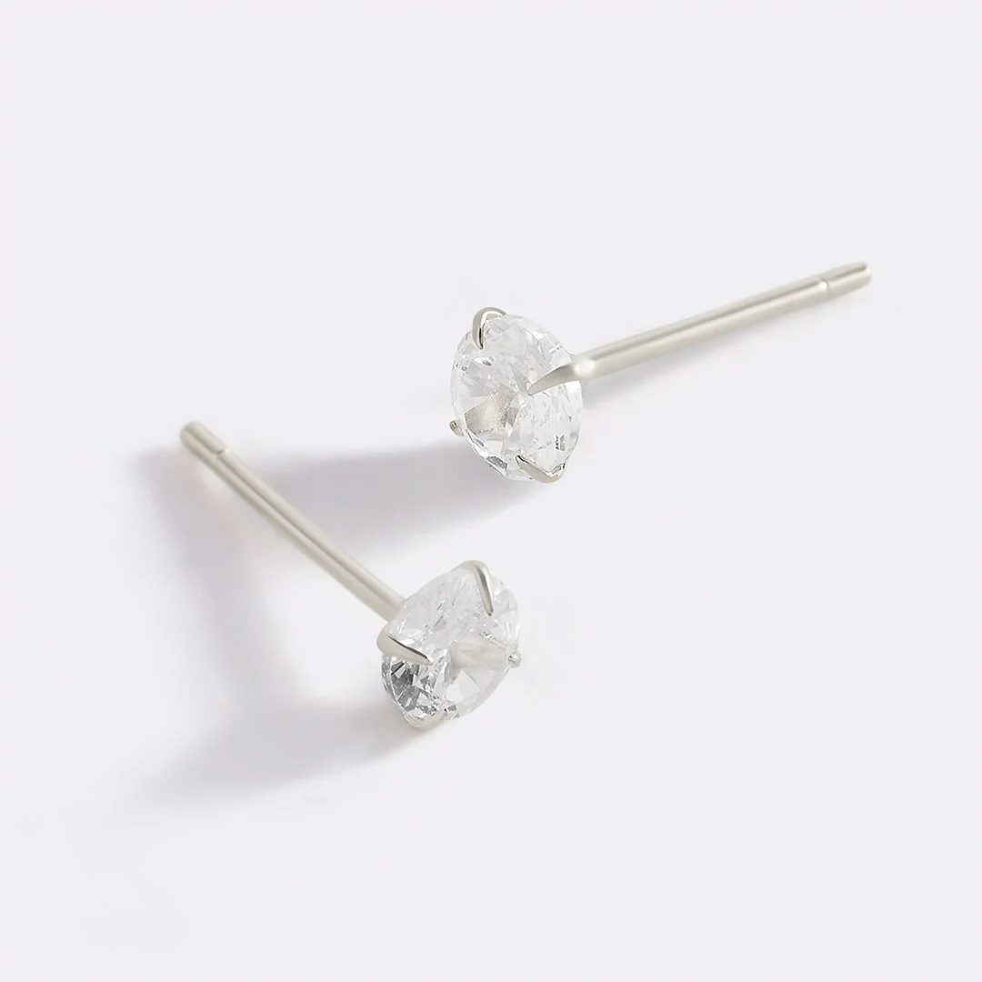 4mm Classic Solitaire Studs - Image 17