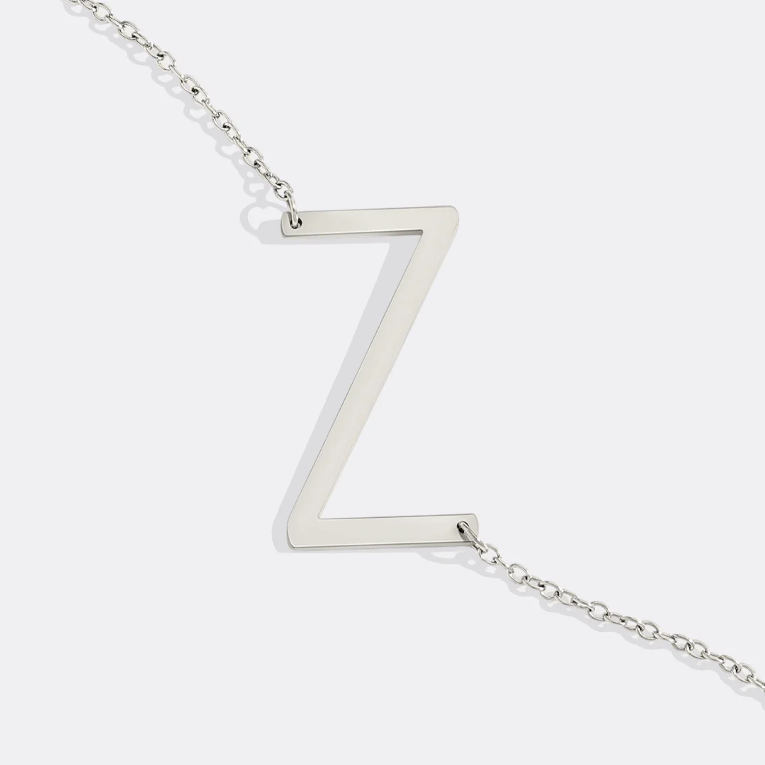 Statement Initial Necklace - Image 123
