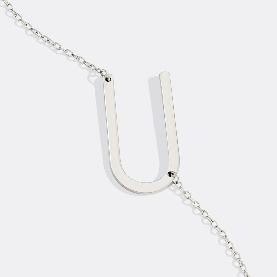 Statement Initial Necklace - Image 130
