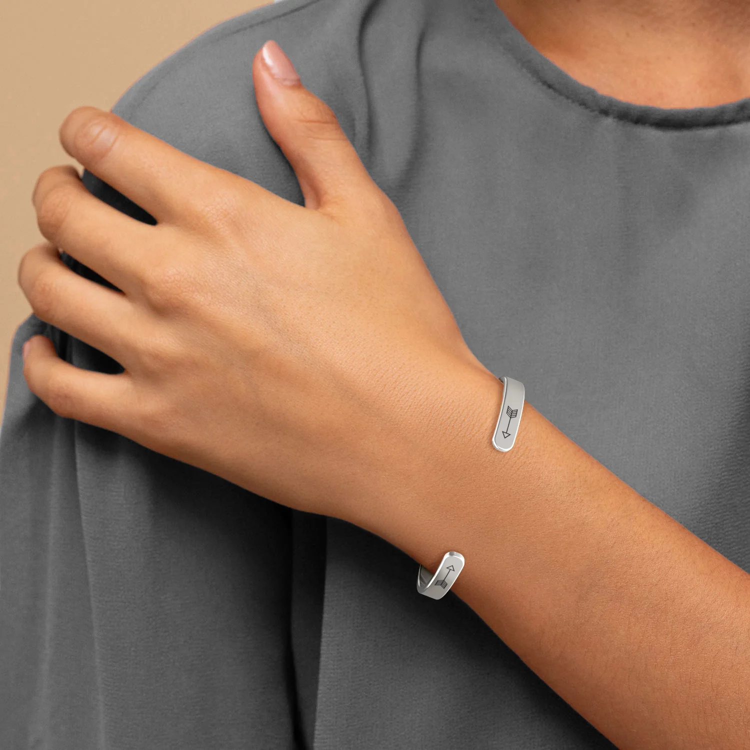 Not Sisters By Blood But Sisters By Heart Personalizable Cuff Bracelet - Image 31