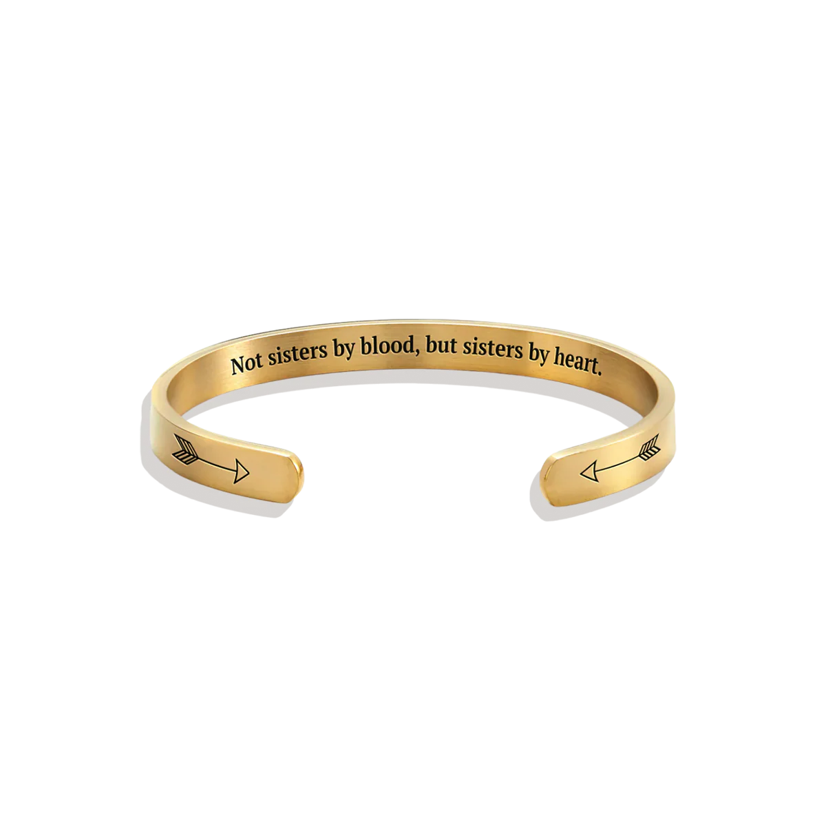 Not Sisters By Blood But Sisters By Heart Personalizable Cuff Bracelet - Image 42