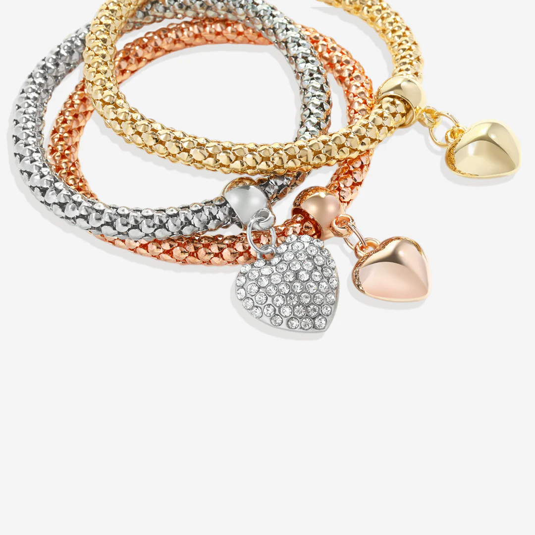 Solid Hearts Metal Bracelet - Image 27