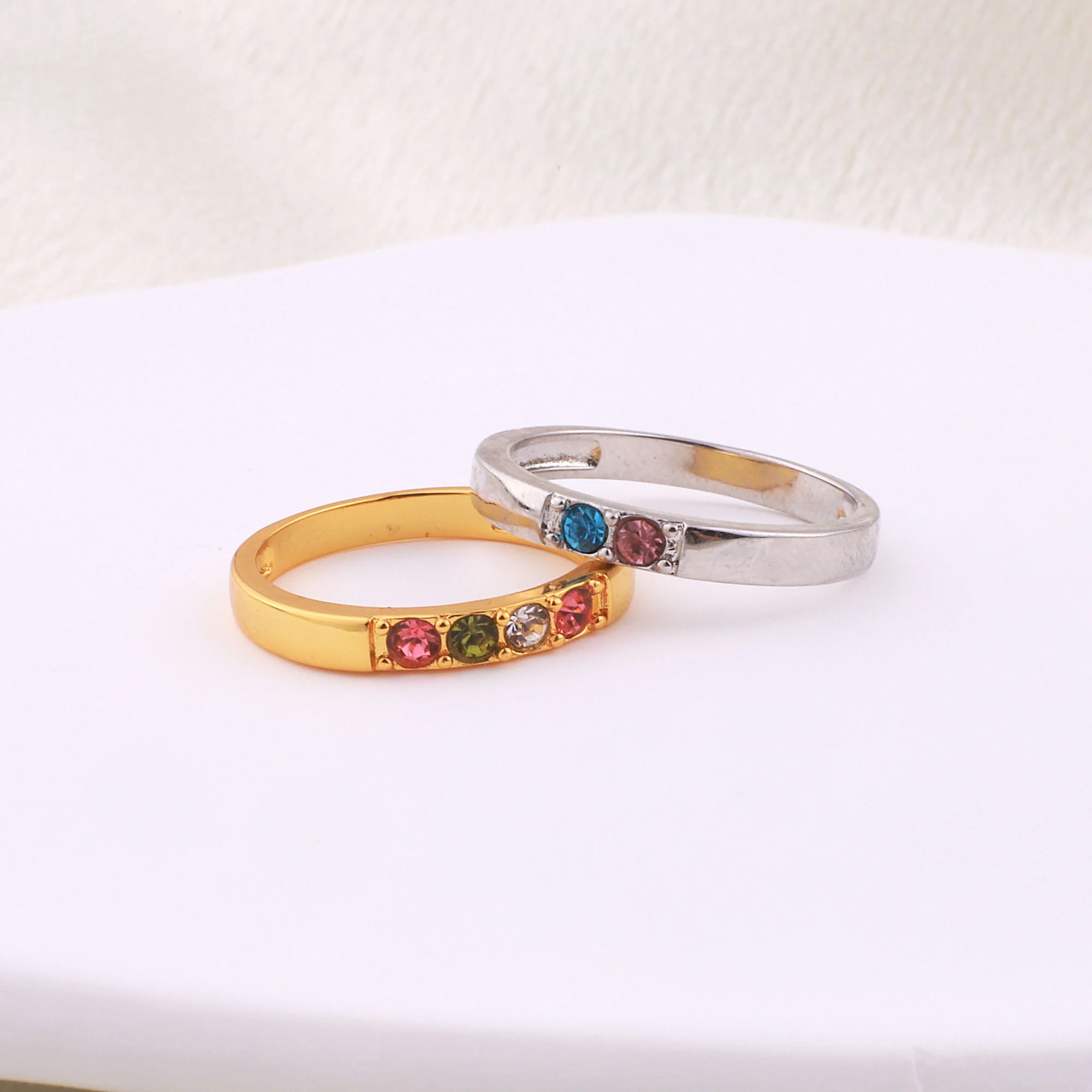 Stackable Birthstones Band Ring - Image 5