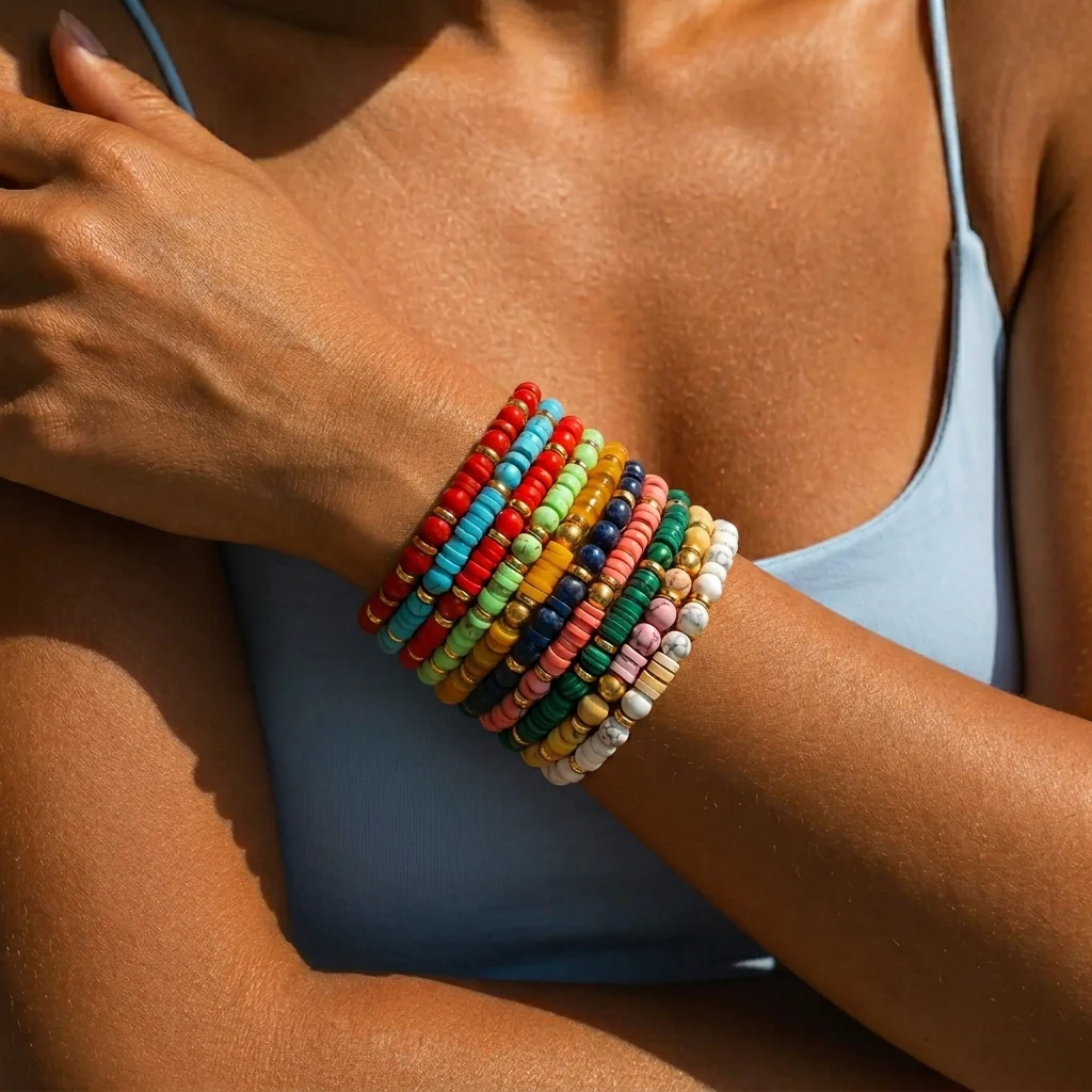 Stacking Birthstone Beaded Bracelet - Image 17