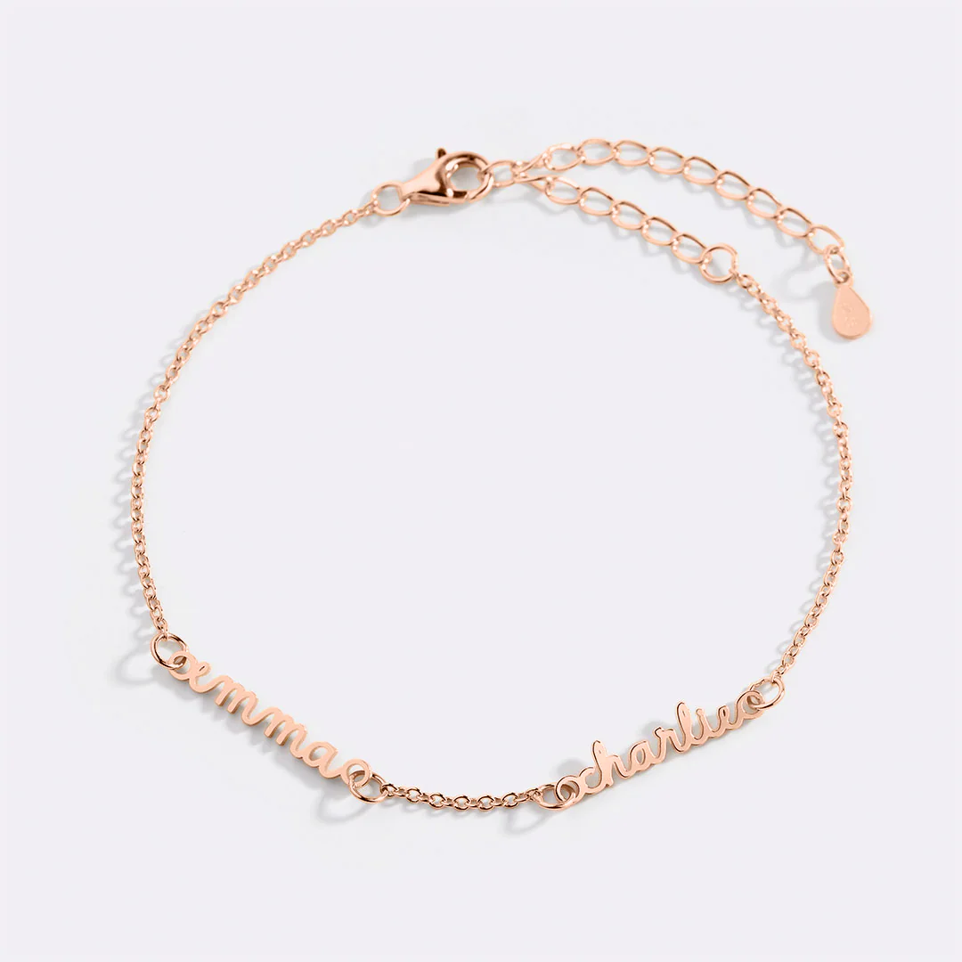 Stella Dainty Multiple Name Bracelet - Image 14