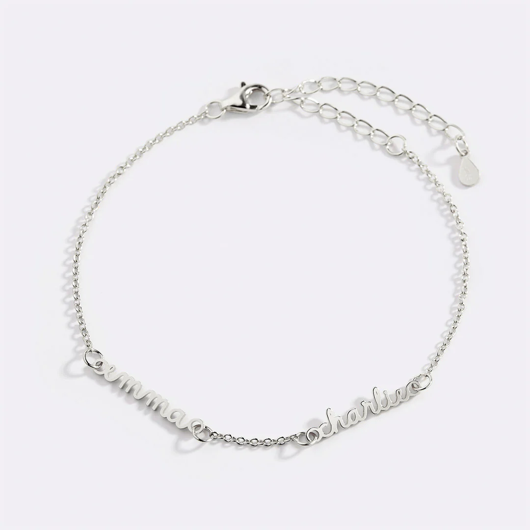 Stella Dainty Multiple Name Bracelet - Image 15