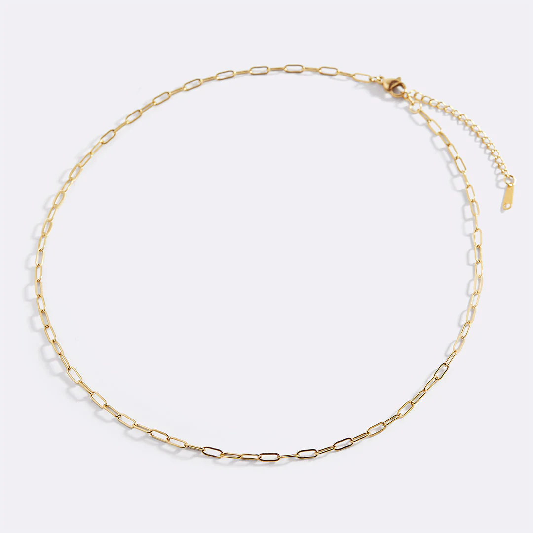 Thin Paperclip Necklace - Image 21
