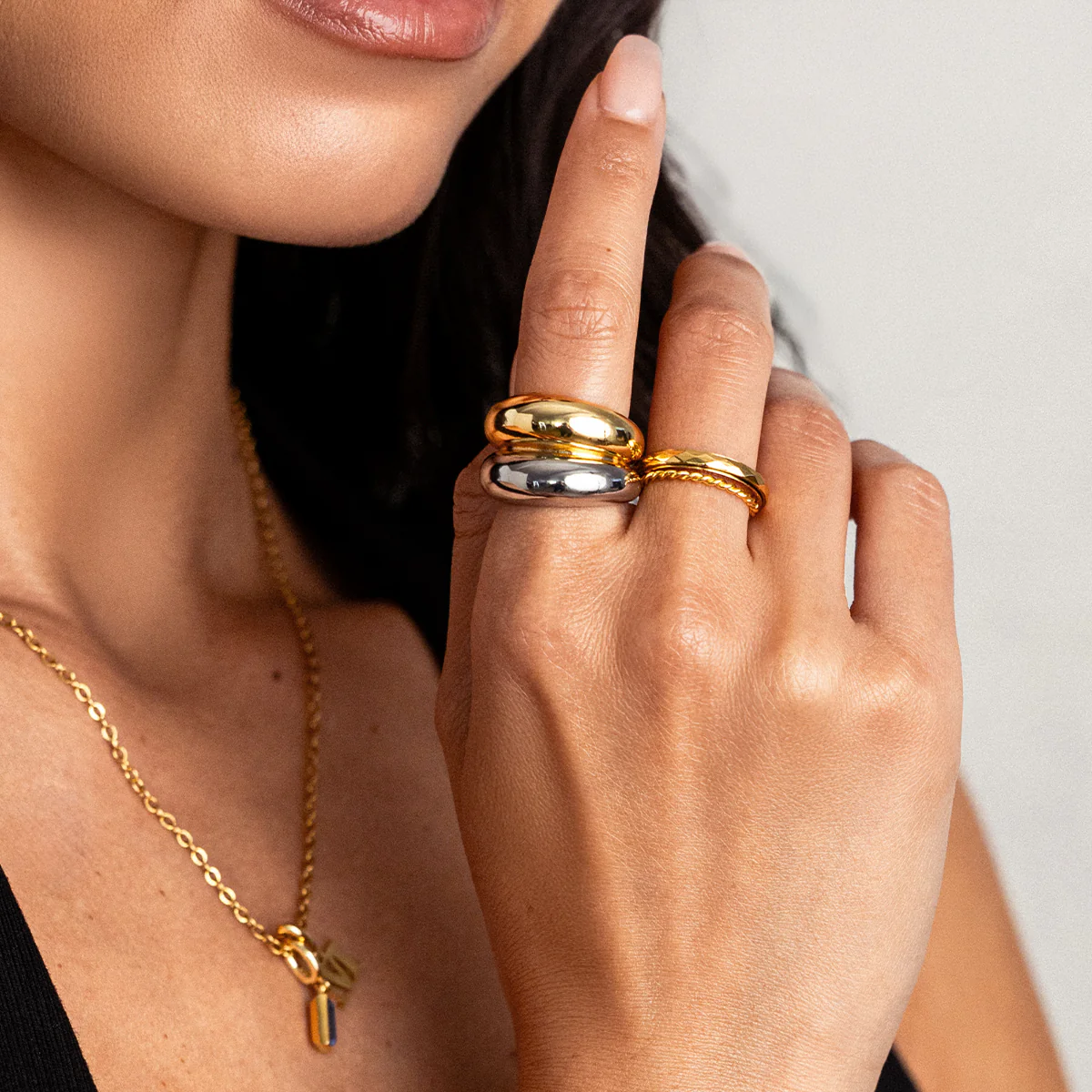 The Merge Mixed Metal Ring - Image 5