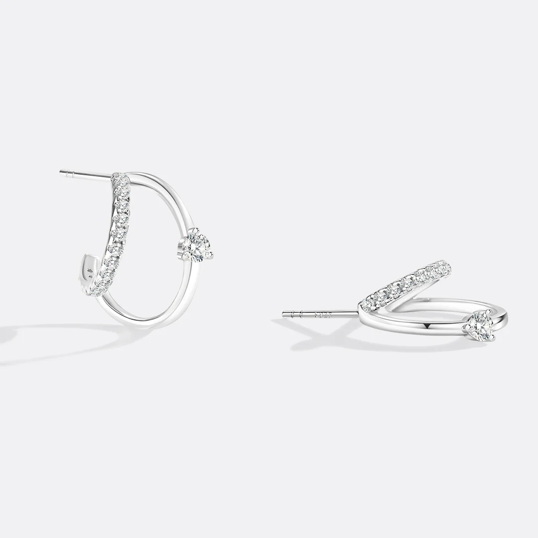 The Nova Double Hoop Earrings - Image 18