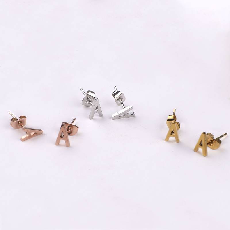 The Skinny Initial Earrings - Image 11