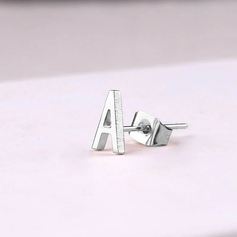 The Skinny Initial Earrings - Image 15