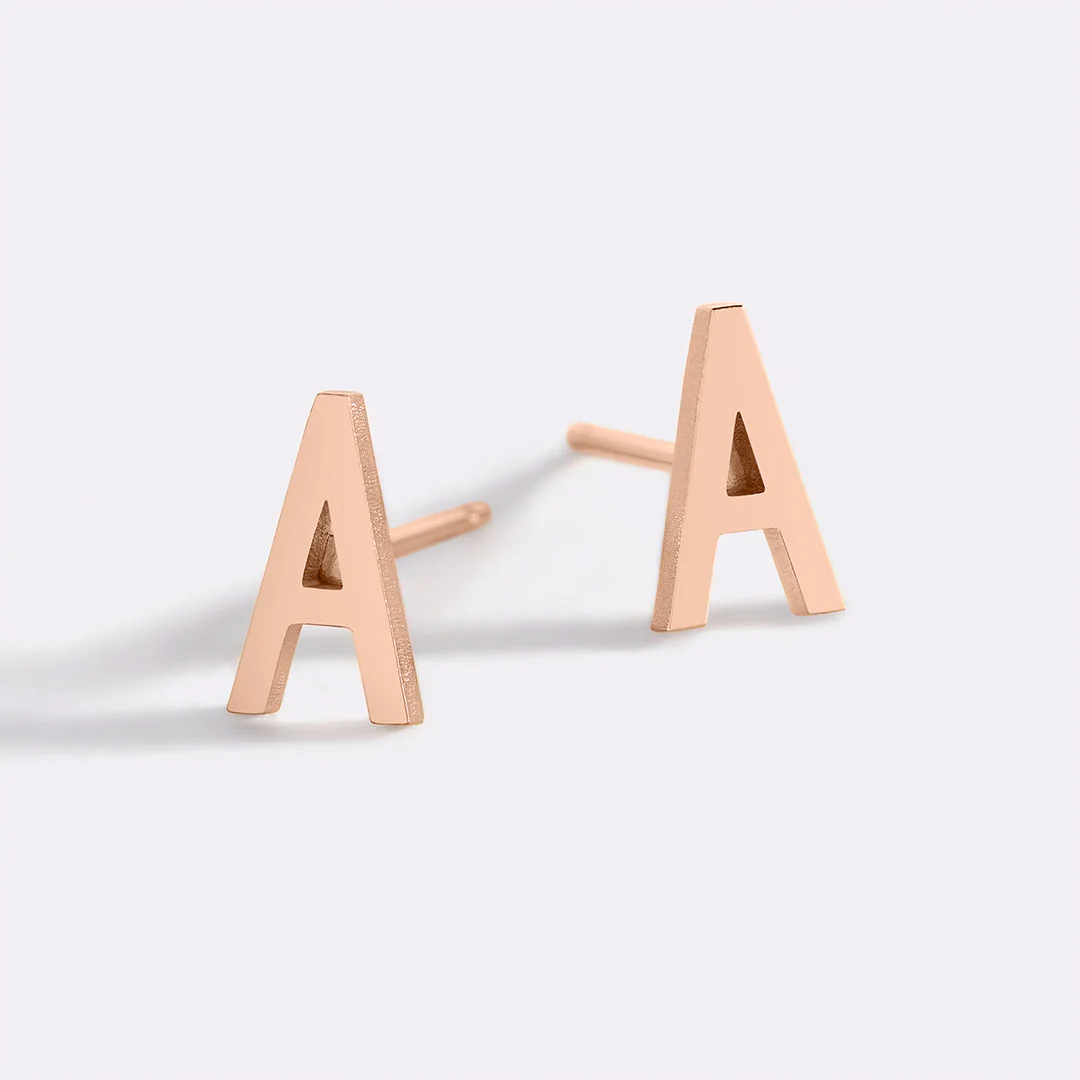 The Skinny Initial Earrings - Image 20