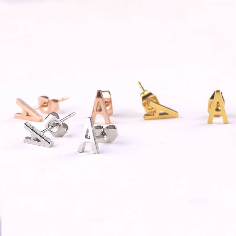 The Skinny Initial Earrings - Image 8