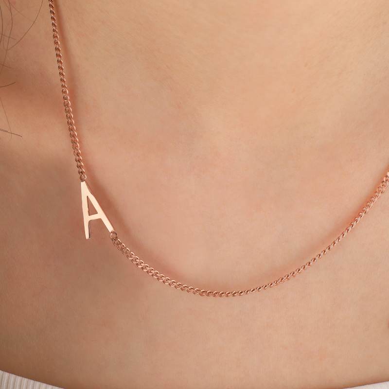 The Skinny Initial Necklace - Image 11