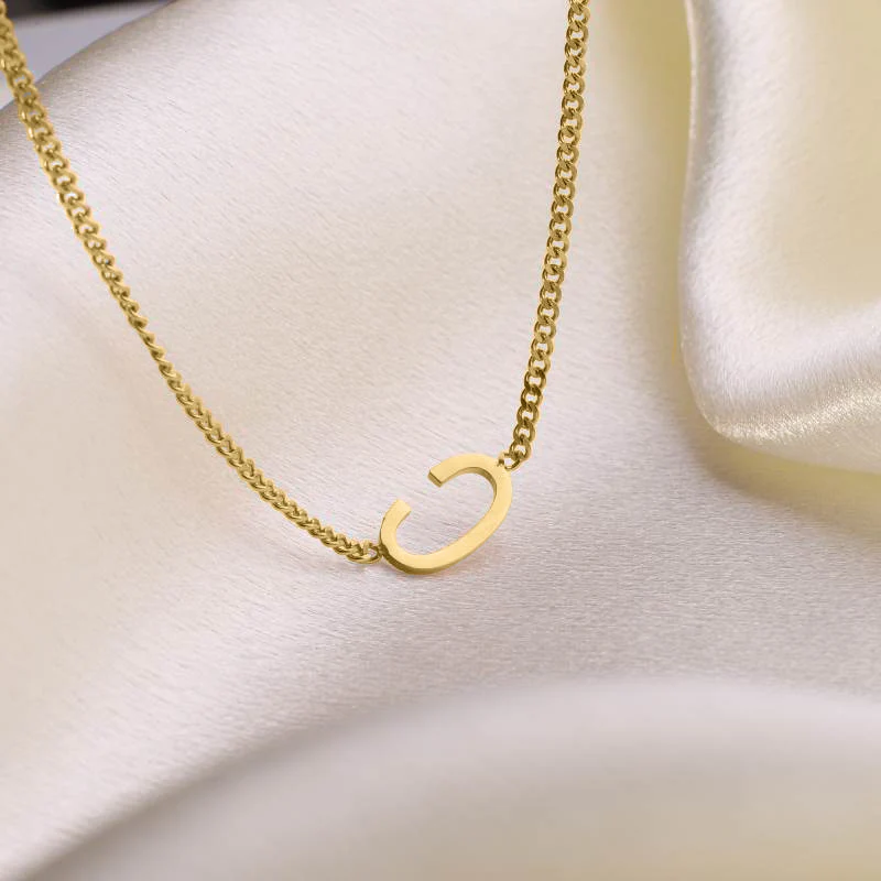 The Skinny Initial Necklace - Image 5