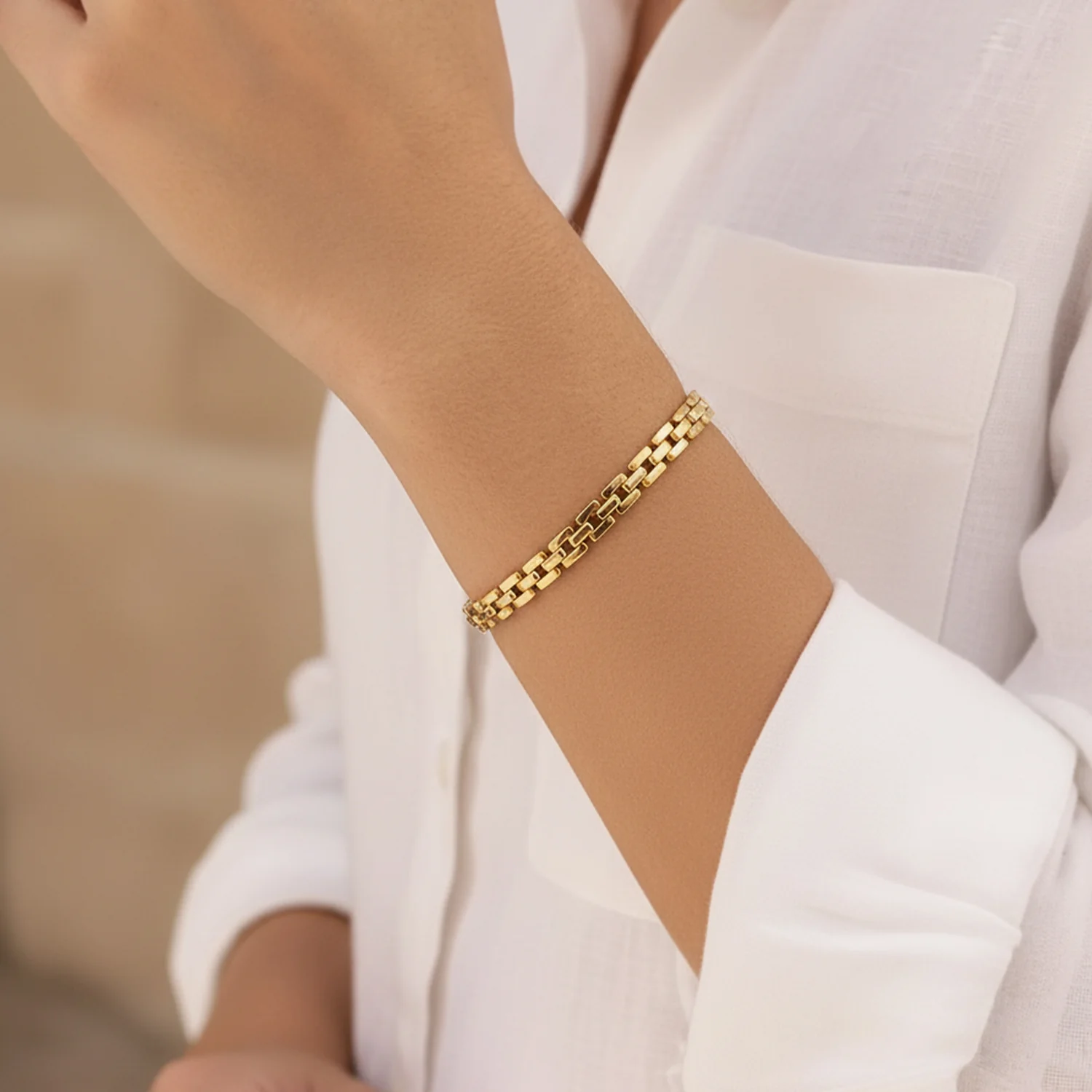 Timepiece Link Chain Bracelet - Image 16