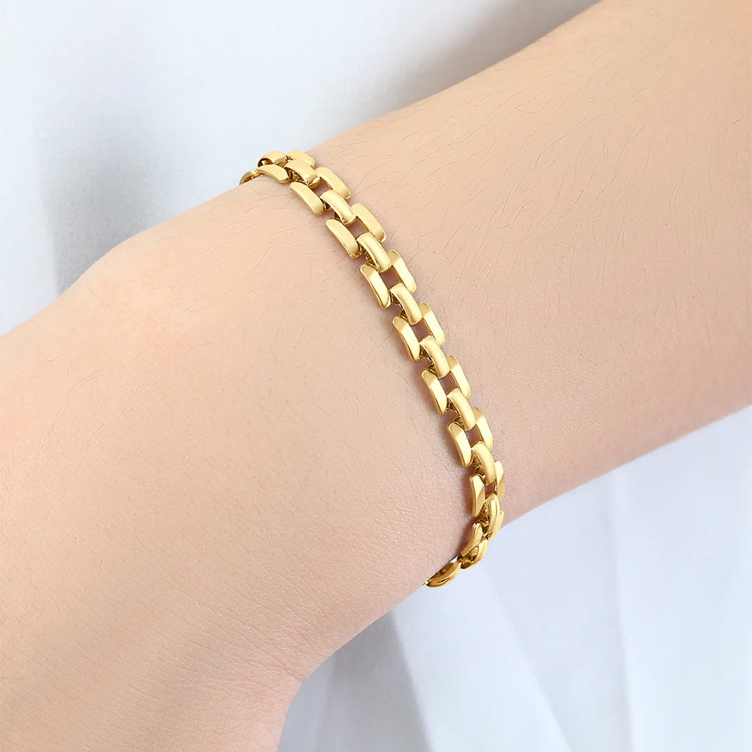 Timepiece Link Chain Bracelet - Image 3