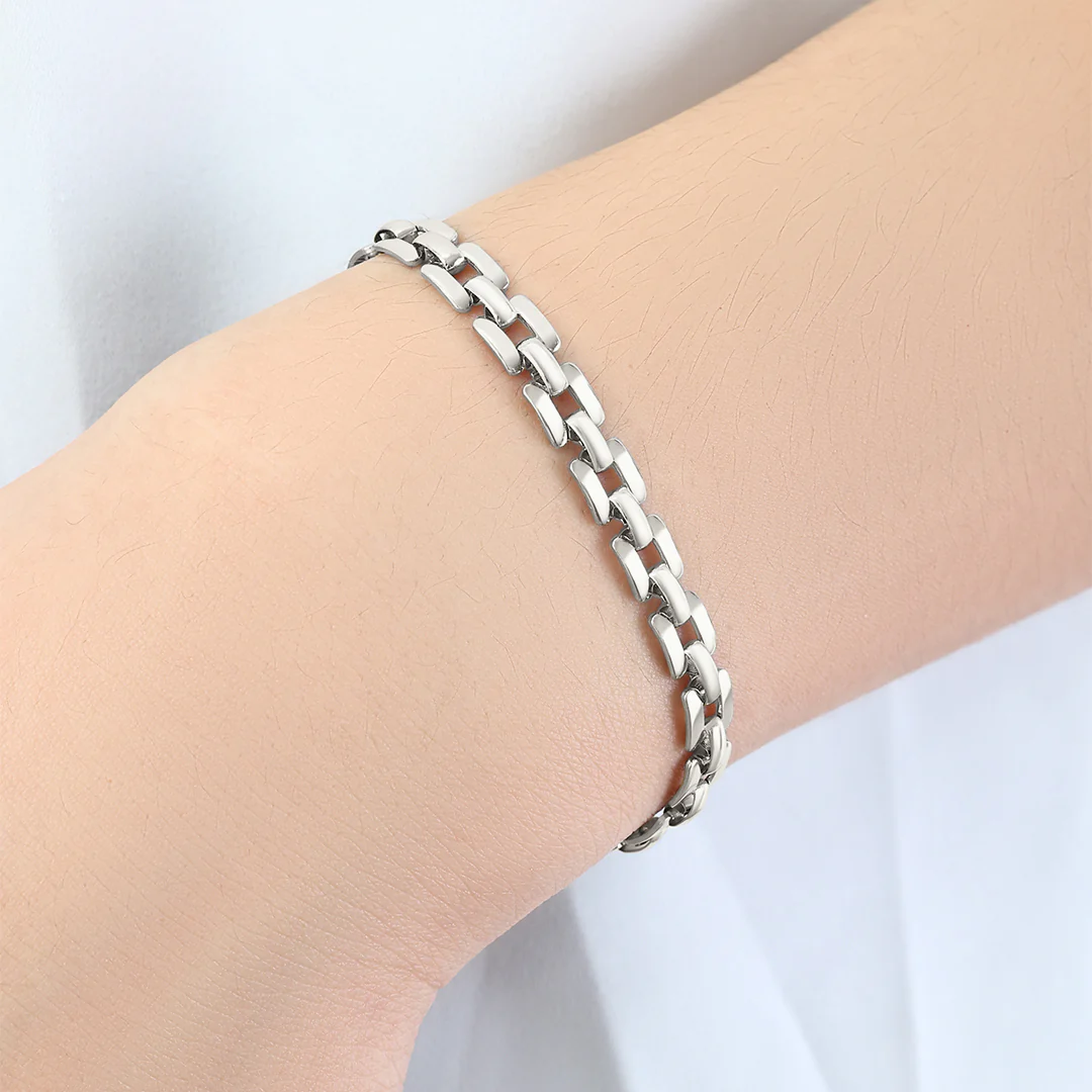 Timepiece Link Chain Bracelet - Image 9