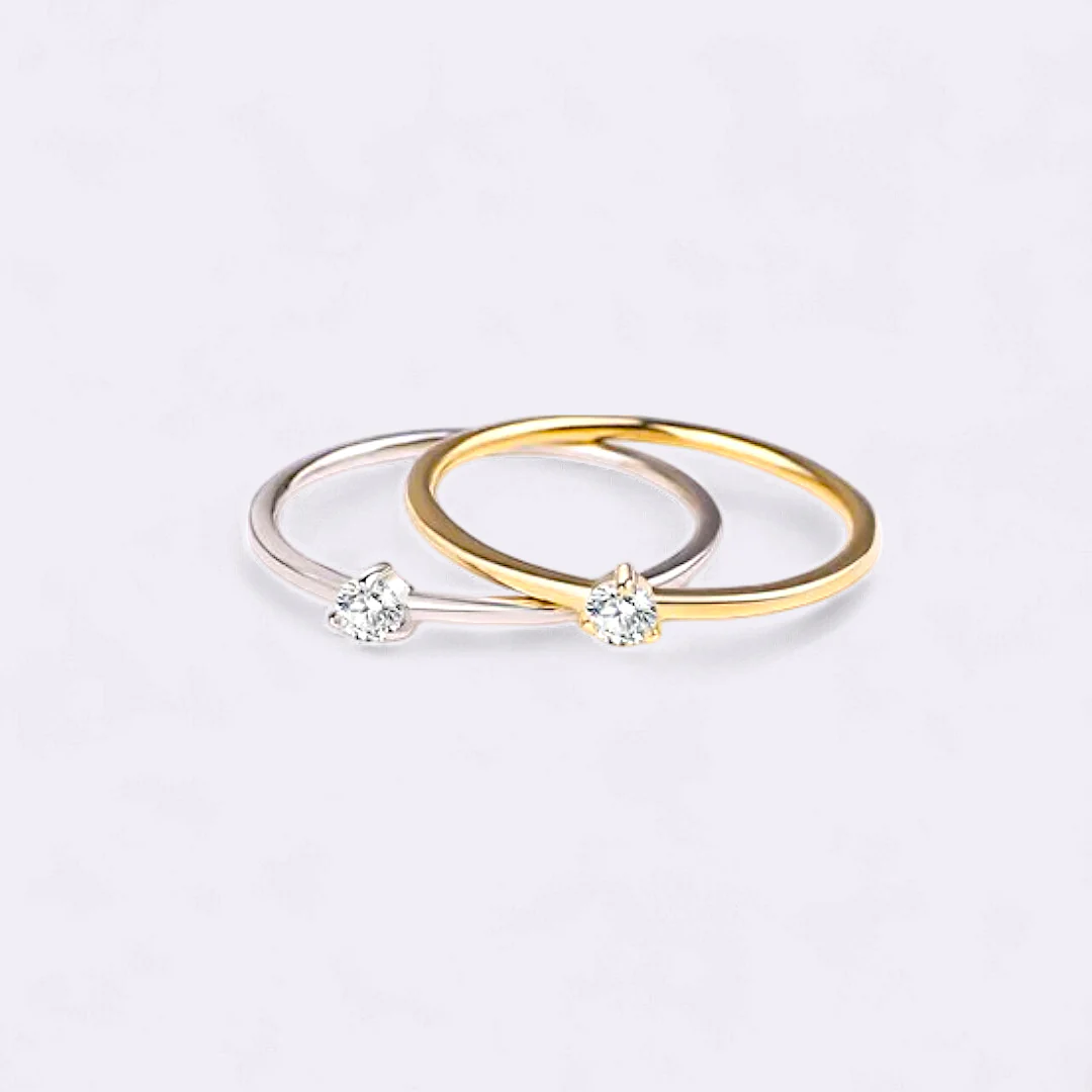 Tiny Diamond Ring - Image 14