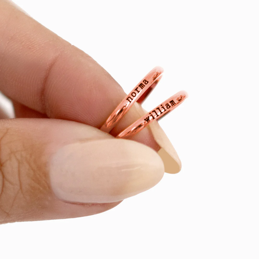 Tiny Stackable Name Ring - Image 14