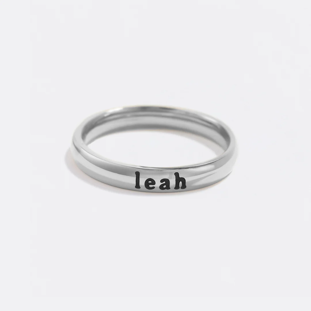 Tiny Stackable Name Ring - Image 51