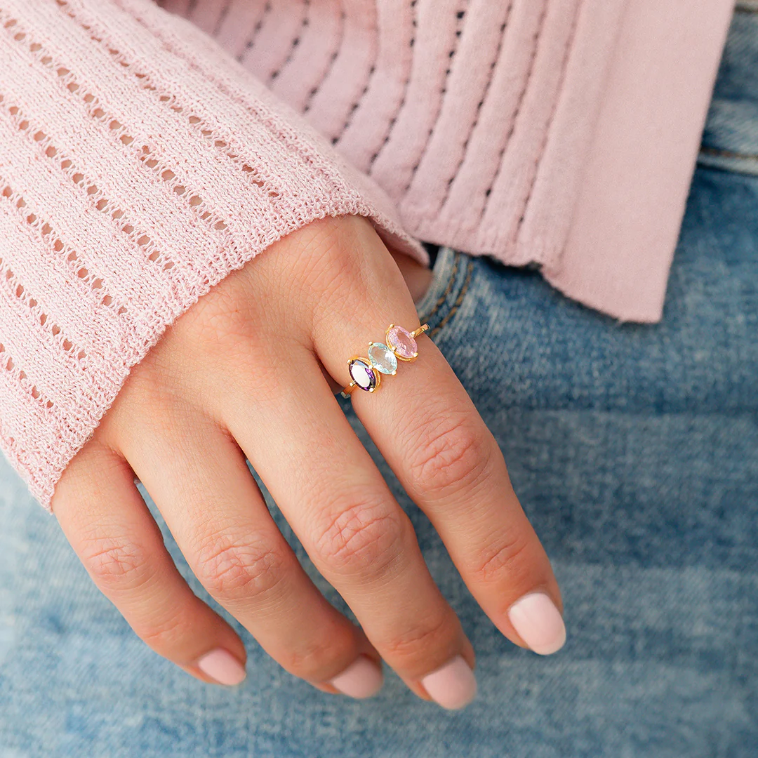 Birthstone Marquis-Cut Ring - Image 33