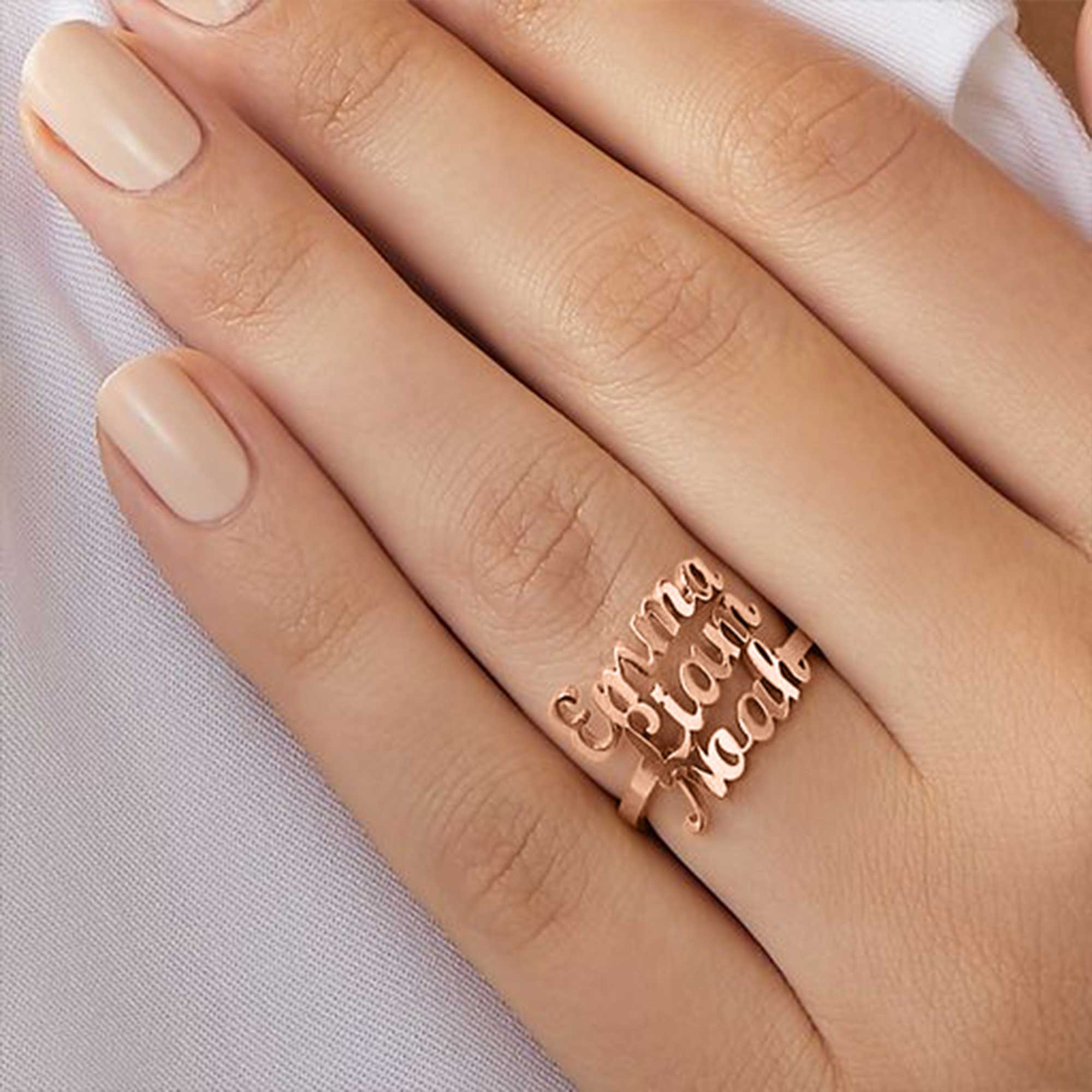 Triple Name Ring - Image 59