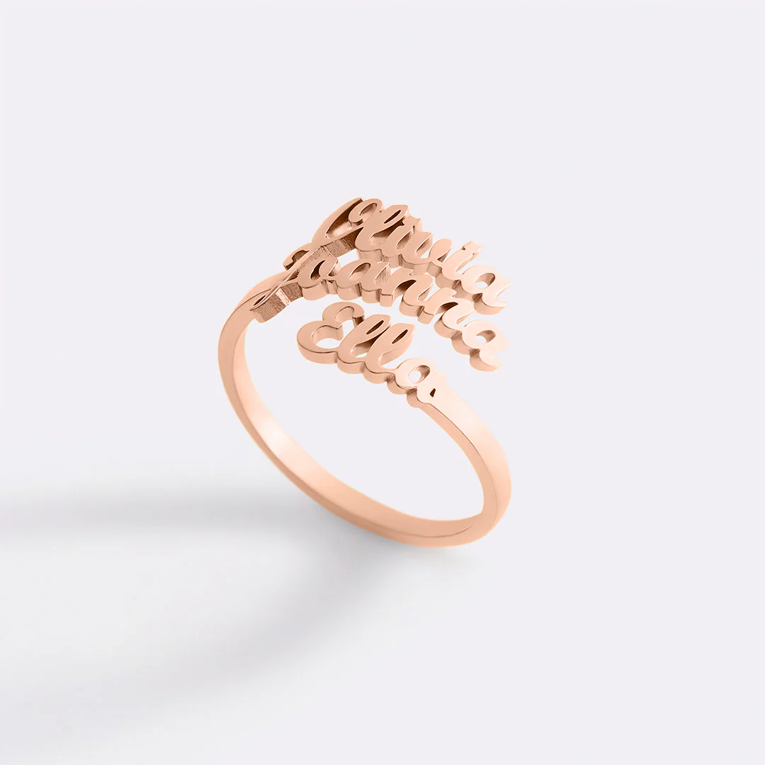 Triple Name Ring - Image 70
