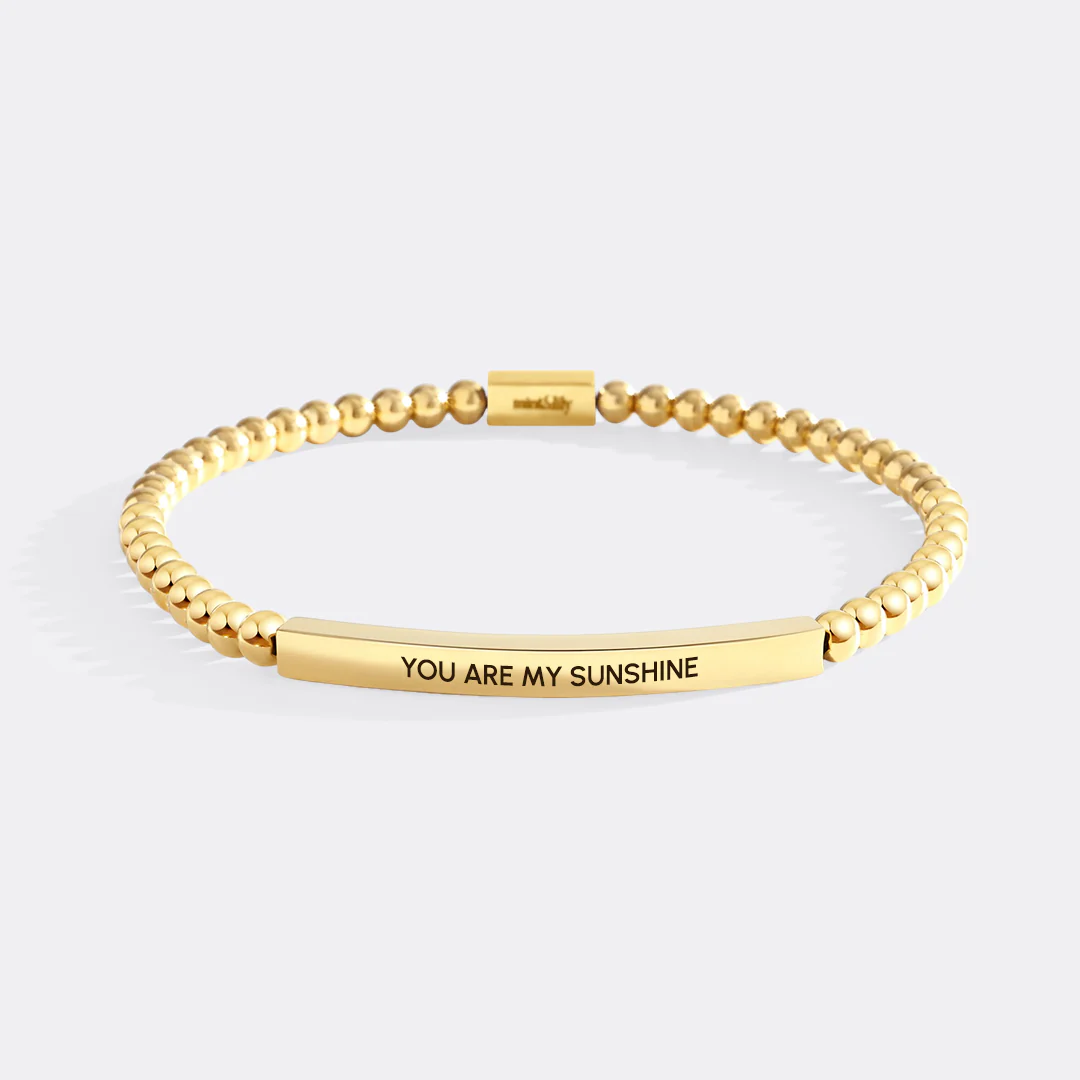 You Are My Sunshine Beaded Inspire Bracelet - Image 2