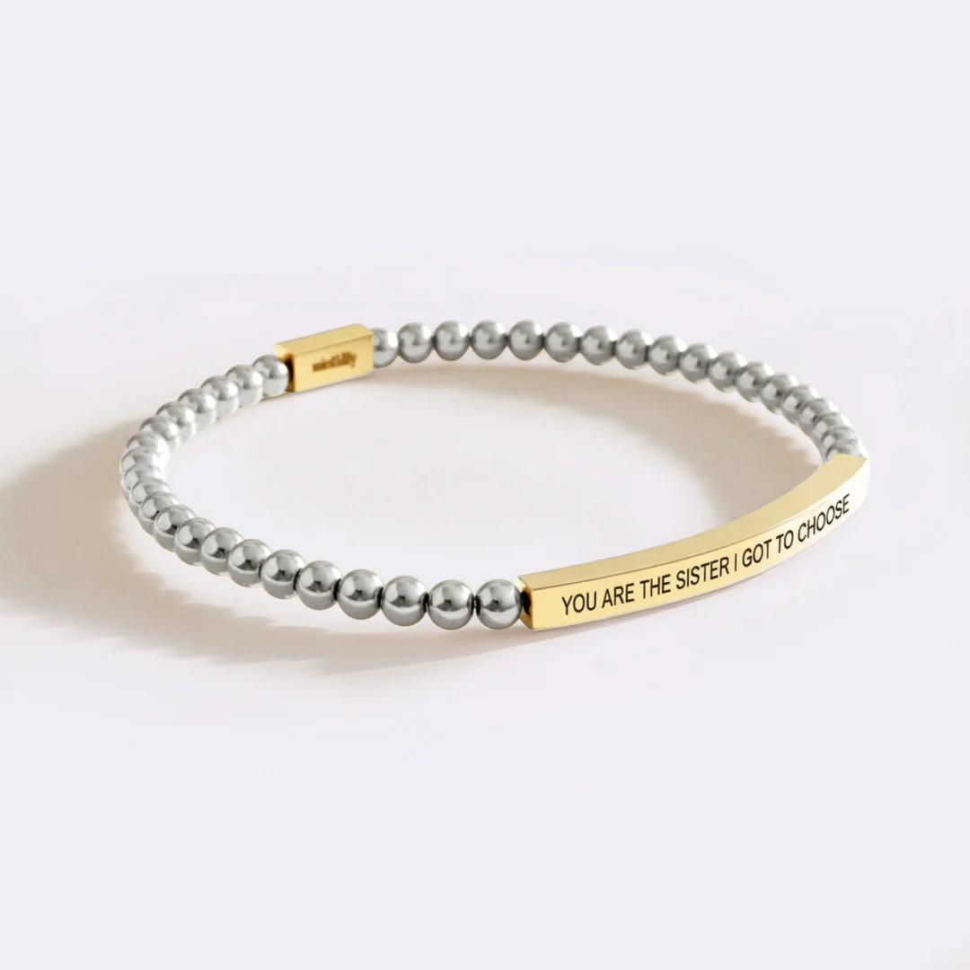 You Are The Sister I Got To Choose Beaded Inspire Bracelet - Image 12