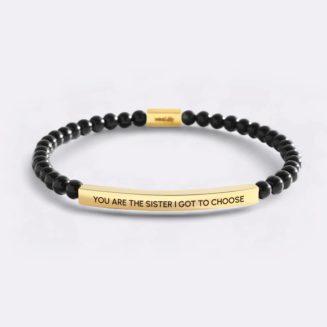 You Are The Sister I Got To Choose Beaded Inspire Bracelet - Image 14