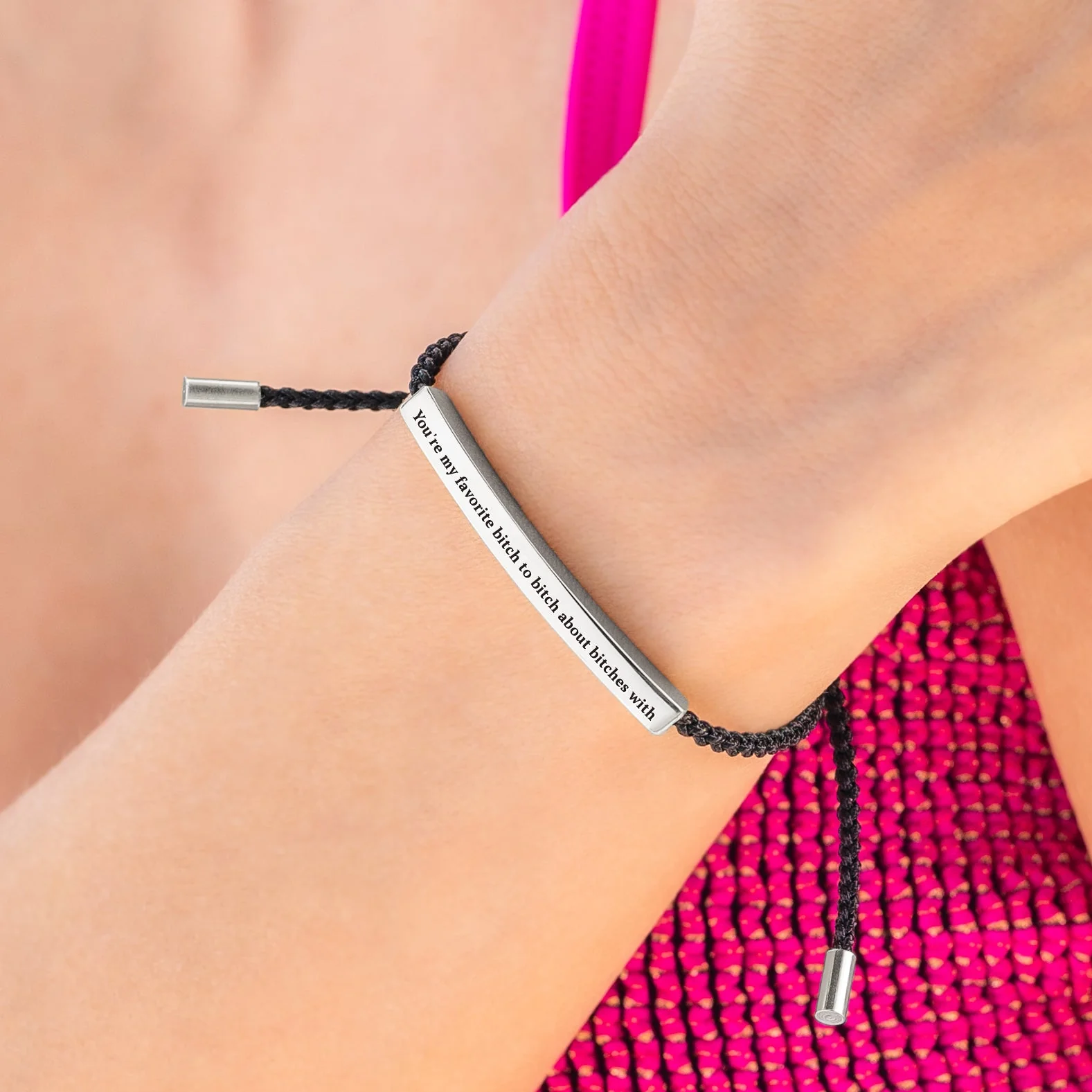 You're My Favorite Bitch To Bitch About Bitches With Inspire Bracelet - Image 3