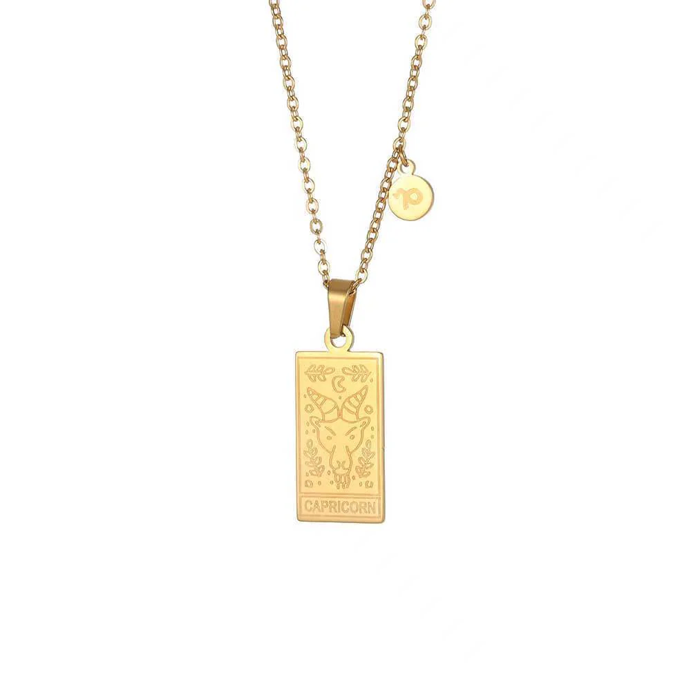 Zodiac Card Necklace - Image 4